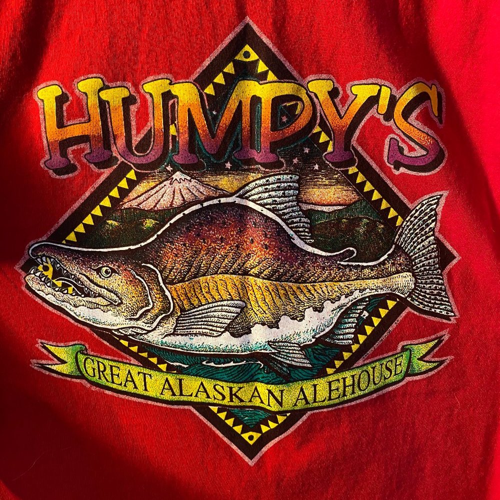 Humpy's Great Alaskan Alehouse - Pink Salmon Fishing Shirt